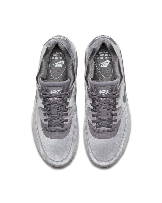 Nike Gray (Wmns) Air Max 90 Deluxe 'Gunsmoke'