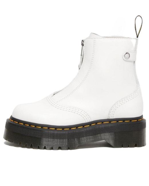 Dr. Martens White (Wmns) Jetta Platform Boots
