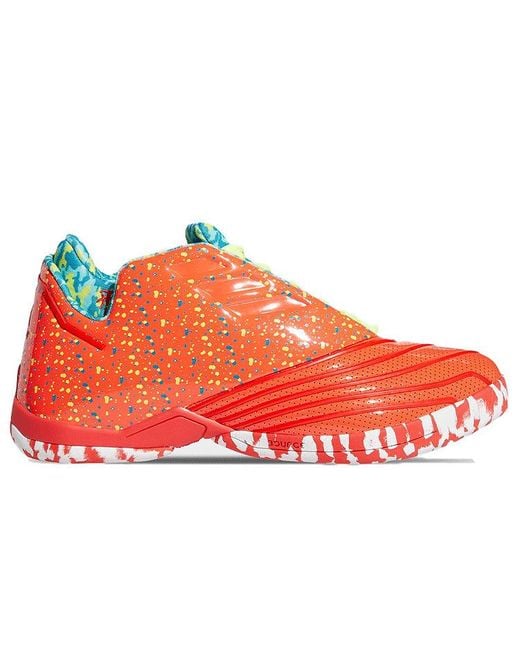 Adidas Red T-Mac 2 Evo 'Paint Splatter' for men