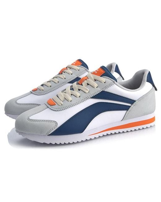 Li-ning Blue 3Km Classic Retro Forrest Gump Athleisure Casual Sports Shoes for men