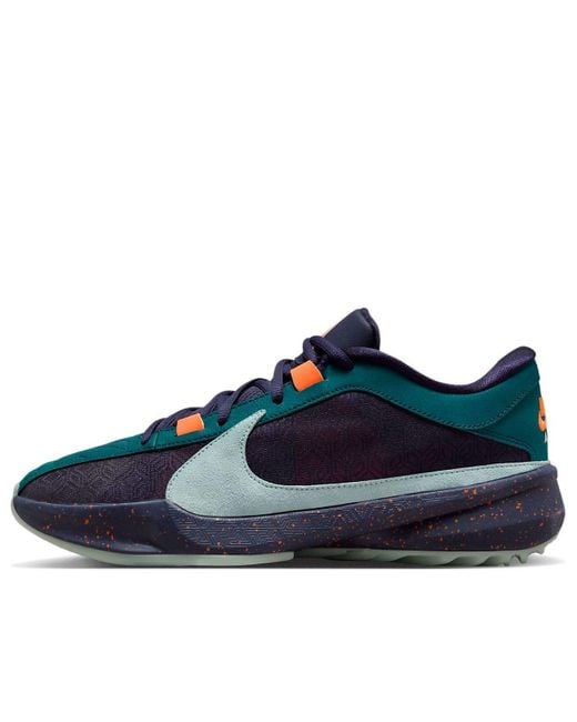 Nike Blue Zoom Freak 5 Dx4985-300 Sneakers Geode Ink Shoes Fd350 for men