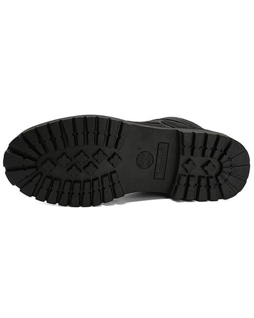 Timberland Black Heritage Casual Walking Wide-Fit Boots Nubuck for men