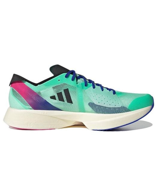 Adidas Blue Adizero Takumi Sen 9 'Pulse Mint Lucid Fuchsia' for men
