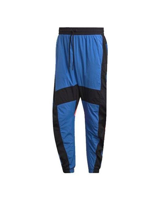 Adidas Blue M Urban Wv Pant Sports Stylish Bundle Feet Sports Long Pants for men