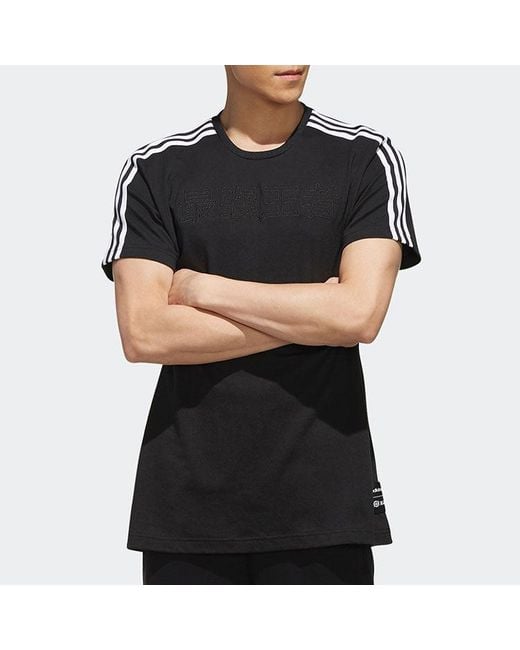 Adidas Black Neo X Crossover Athleisure Casual Sports Short Sleeve for men