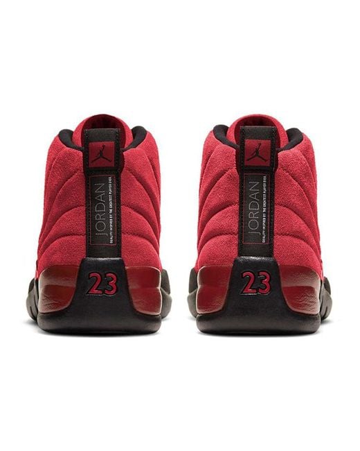 Nike Red 12 Retro 'Reverse Flu Game' for men