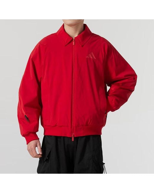Adidas Red Cny Woven Jacket for men