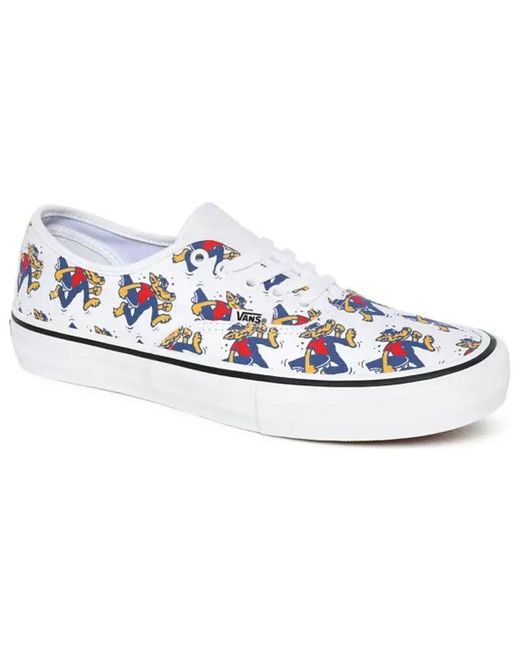 Vans White Skate Wolf Authentic Pro for men