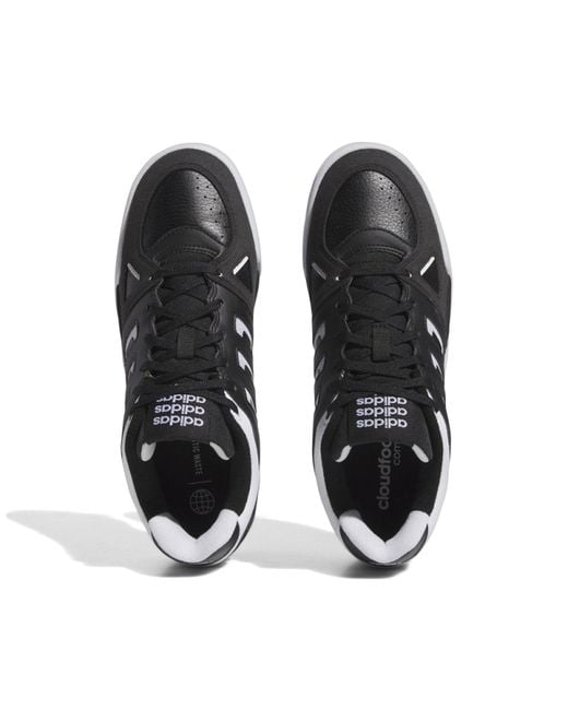 Adidas Black Midcity Low Shoes 'Core Cloud' for men