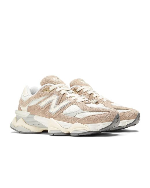 New Balance White 9060 'Driftwood Stone Sea Salt' for men