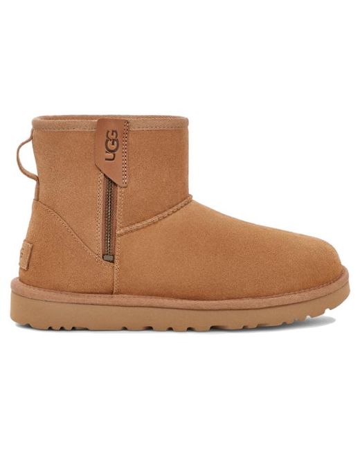 Ugg Brown (Wmns) Classic Mini Bailey Zip Chestnut 'Light'