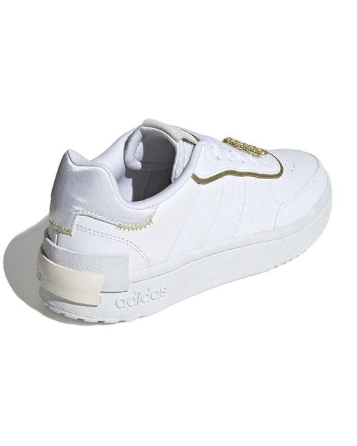 Adidas White (Wmns) Postmove Se Shoes Metallic'