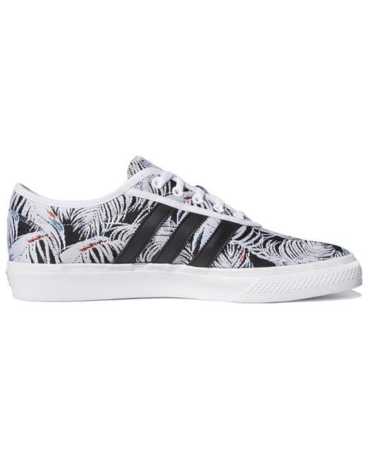Adidas White Adi Ease 'Palm Leaves' for men