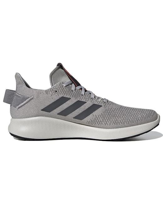 Adidas Gray Sensebounce+ Street Signal Coral' for men