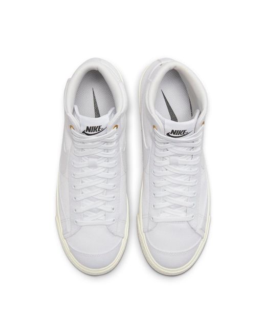 Nike White Blazer Mid '77 Canvas Shoes