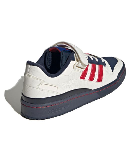 Adidas Blue Forum Low X Spider Shoes for men