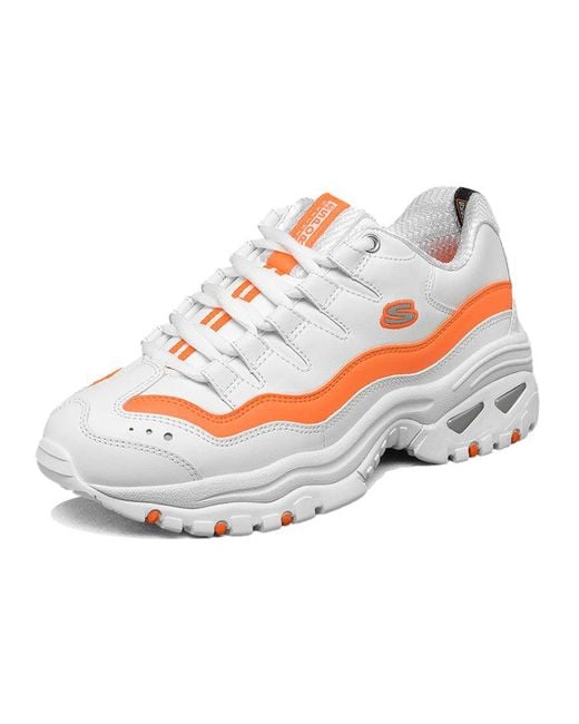 Skechers White (Wmns) Energy-Over Joy Low-Top Running Shoes