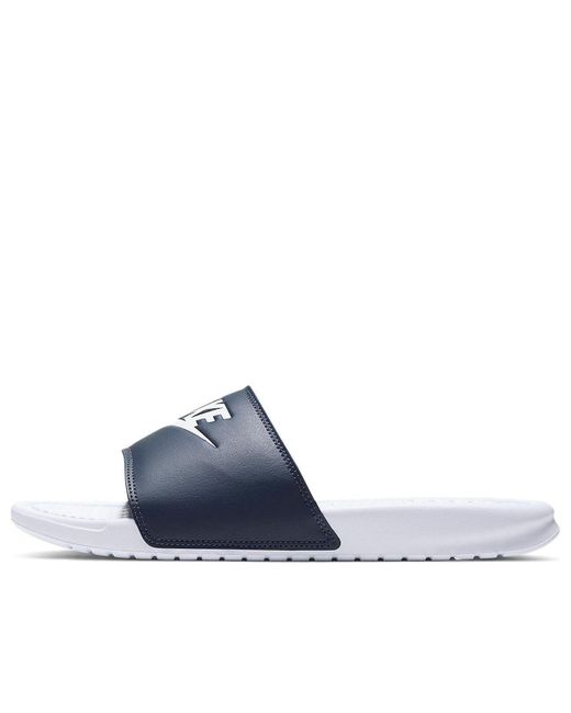 Nike Blue Benassi Jdi Mismatch for men