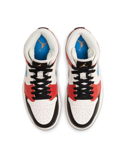 Nike Red (Wmns) 1 Mid Se 'Let(Her)