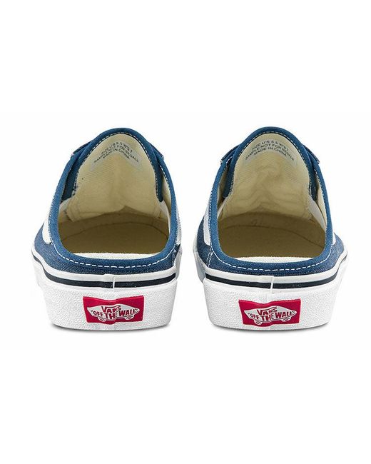 Vans Blue Style 36 Mule Low Tops Casual Skateboarding Shoes Denim for men