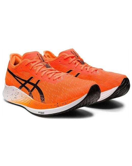 Asics Orange Magic Speed 2E Wide 'Shocking' for men