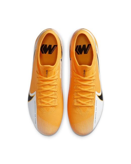 Nike Orange Mercurial Vapor 13 Pro Fg 'Laser' for men
