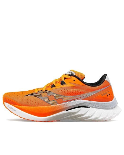 Saucony Orange Endorphin Speed 4 Running Shoes for men