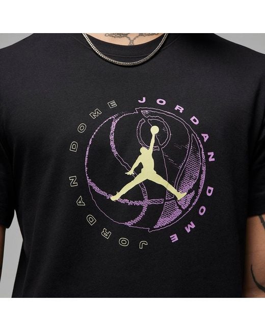 Nike Black Dri-Fit Sport Graphic T-Shirts for men