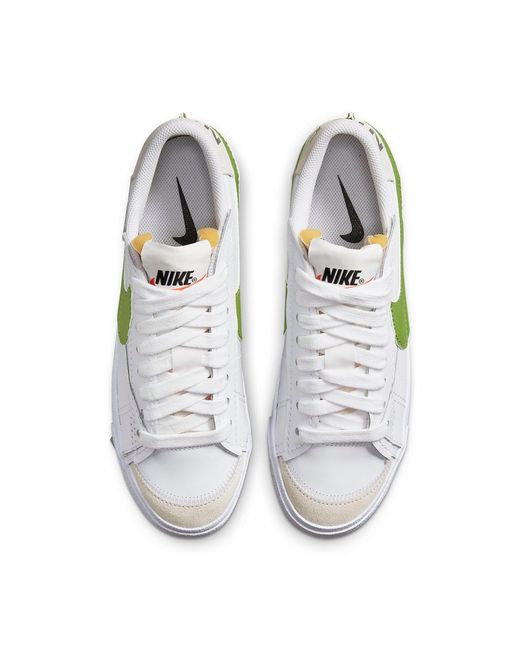 Nike White Blazer Low '77 Jumbo Chlorophyll' for men