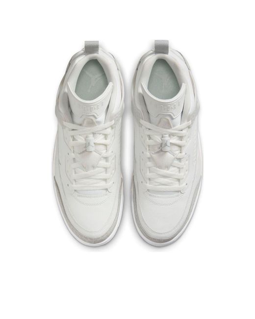 Nike White Spizike Low 'Summit Metallic' for men