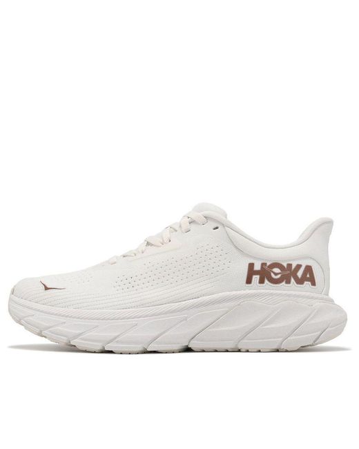 Hoka One One White (Wmns) Arahi 7 'Blanc De Blanc Rose'