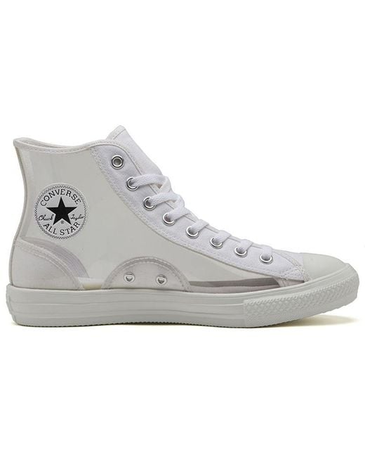 Converse Gray Chuck Taylor All Star Light Clear Material for men