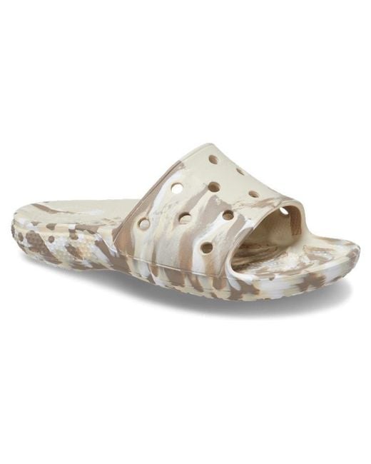 CROCSTM Natural Classic Marbled Sandals