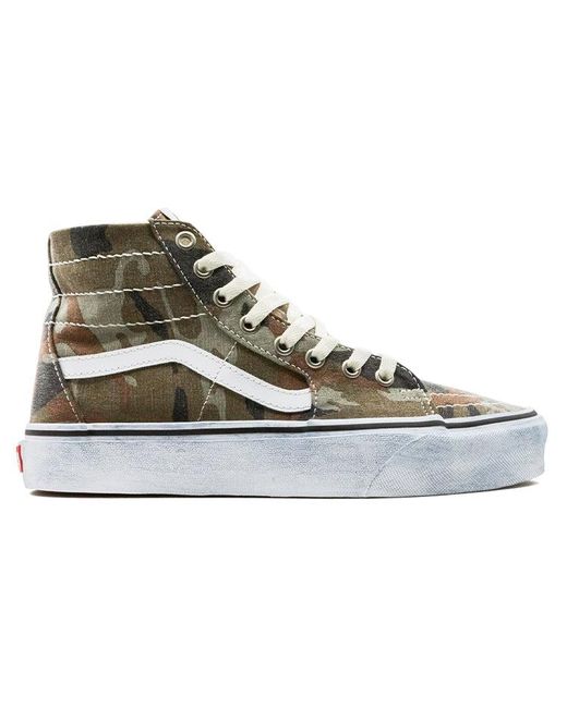 Vans Green Sk8-Hi Tapered 'Washed Camo' for men