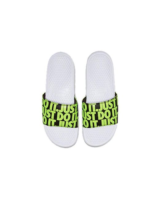 Nike Green Benassi Jdi Print 'Volt' for men