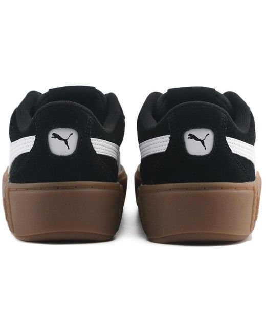 PUMA Blue (Wmns) Smash Platform V2 Suede Gum'