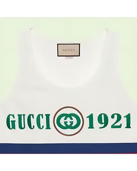 Gucci Red (Wmns) Cotton Tank Top