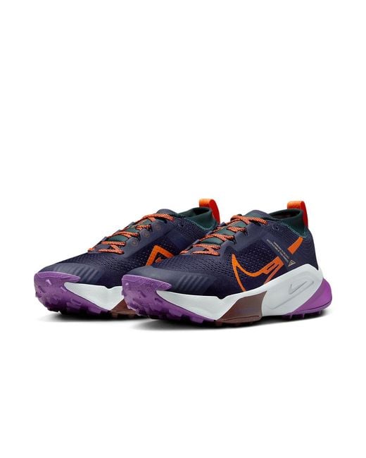 Nike Blue Zoomx Zegama Trail Ink' for men