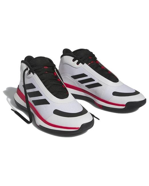 Adidas White Bounce Legends Shoes for men