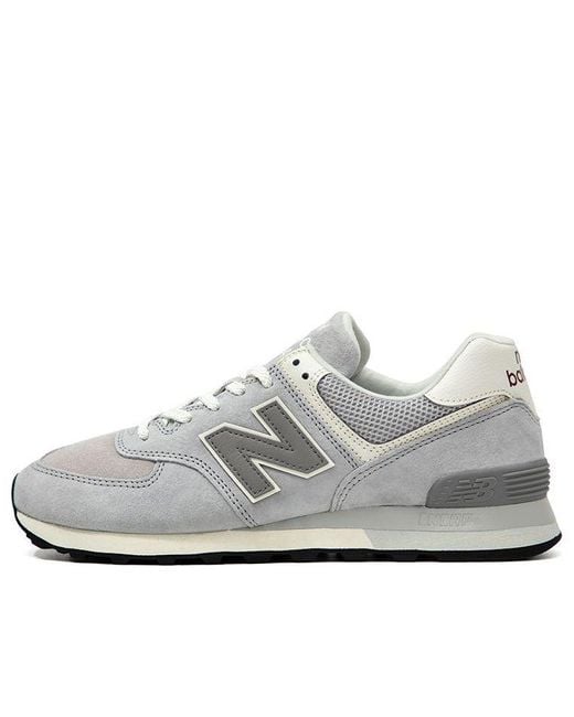 New Balance White 574 'Rain Cloud' for men