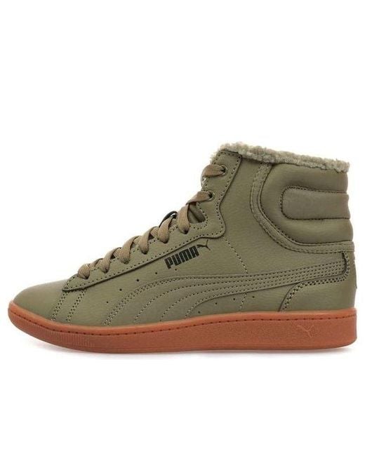 PUMA Green (Wmns) Vikky Mid L Fur