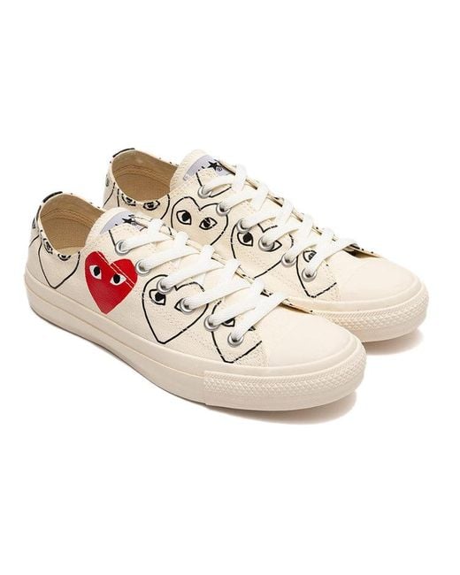 Converse Pink Cdg X Chuck Taylor All Starmulti-Heart for men