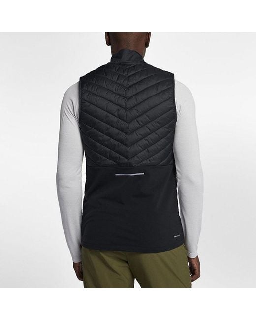 Nike Blue Aerolayer Running Vest for men