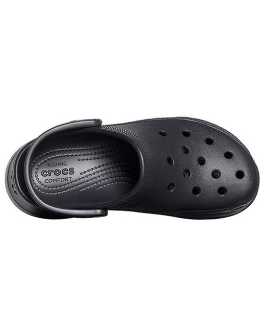 CROCSTM Black (Wmns) Small Whale Retro Thick Sole Sandals