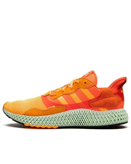 adidas Sneakersnstuff X Zx 4000 4D 'Sunrise' in Orange for Men