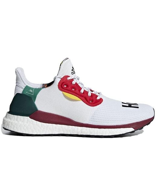 Adidas White X Pharrell Solar Hu Glide for men