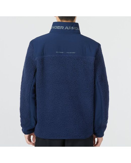 Under Armour Blue Ua Legacy Sherpa Full-Zip Soft Jacket for men
