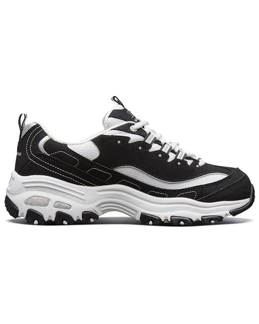 Skechers (Wmns) D'Lites Sports Shoes Gs Blackwhite