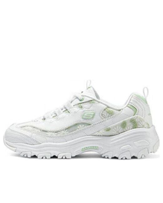 Skechers White (Wmns) Sport D'Lites 1.0