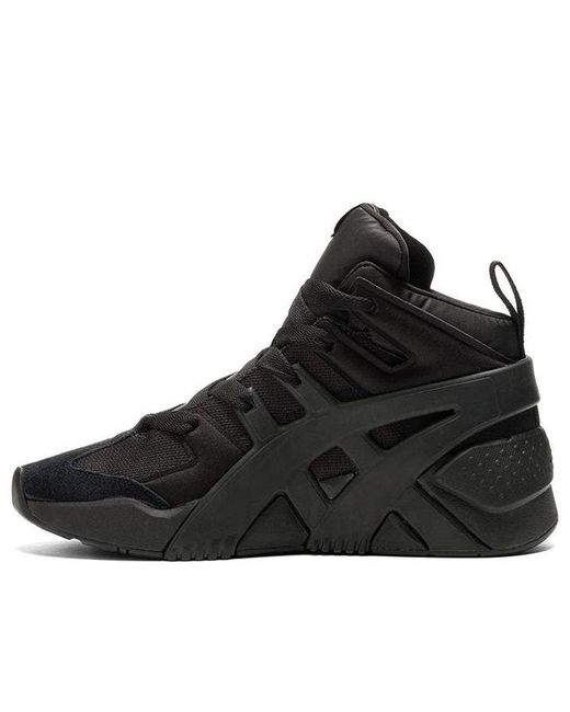 Onitsuka Tiger Black Big Logo Trainer Puffed Low for men